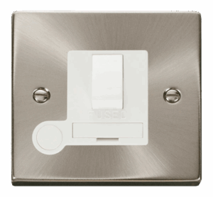 Click Scolmore - Click Deco 13A Fused Switched Connection Unit With Flex Outlet White (VPSC051WH)