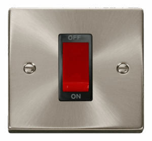 Click Scolmore - Click Deco 1 Gang 45A Dp Switch Black (VPSC200BK)