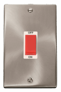 Click Scolmore - Click Deco 2 Gang 45A Dp Switch White (VPSC202WH)