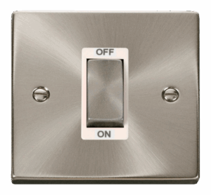 Click Scolmore - Click Deco Ingot 1 Gang 45A Dp Switch White (VPSC500WH)
