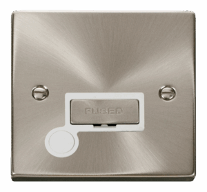 Click Scolmore - Click Deco 13A Fused Ingot Connection Unit With Flex Outlet White (VPSC550WH)