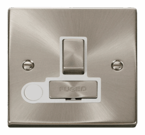 Click Scolmore - Click Deco 13A Fused Ingot Switched Connection Unit With Flex Outlet White (VPSC551WH)