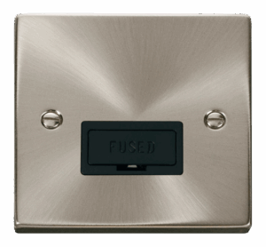 Click Scolmore - Click Deco 13A Fused Connection Unit Black (VPSC650BK)