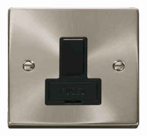 Click Scolmore - Click Deco 13A Fused Switched Connection Unit Black (VPSC651BK)