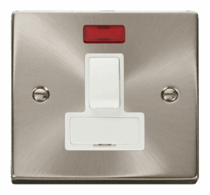 Click Scolmore - Click Deco 13A Fused Switched Connection Unit With Neon White (VPSC652WH)