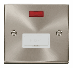 Click Scolmore - Click Deco 13A Fused Connection Unit With Neon White (VPSC653WH)