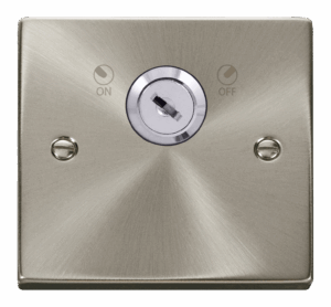 Click Scolmore - Click Deco 20A Double Pole Key Lockable Switch (VPSC660)