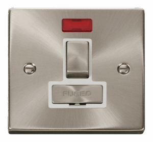 Click Scolmore - Click Deco 13A Fused Ingot Switched Connection Unit With Neon White (VPSC752WH)
