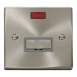 Click Scolmore - Click Deco 13A Ingot Fused Connection Unit With Neon (VPSC753GY)