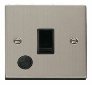 Click Scolmore - Click Deco 20A 1 Gang Dp Switch With Flex Outlet Black (VPSS022BK)