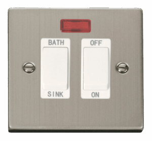 Click Scolmore - Click Deco 20A Dp Sink/Bath Switch White (VPSS024WH)