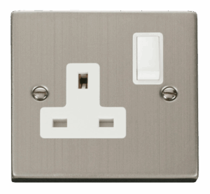 Click Scolmore - Click Deco 1 Gang 13A Dp Switched Socket Outlet White (VPSS035WH)