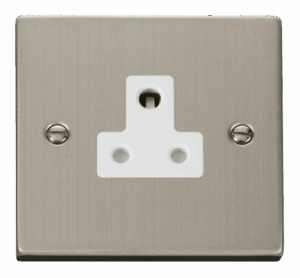 Click Scolmore - Click Deco 5A Round Pin Socket Outlet White (VPSS038WH)