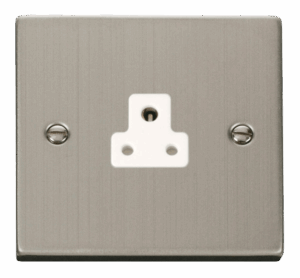 Click Scolmore - Click Deco 2A Round Pin Socket Outlet White (VPSS039WH)