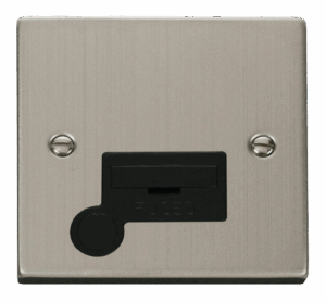 Click Scolmore - Click Deco 13A Fused Connection Unit With Flex Outlet Black (VPSS050BK)