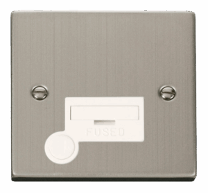 Click Scolmore - Click Deco 13A Fused Connection Unit With Flex Outlet White (VPSS050WH)