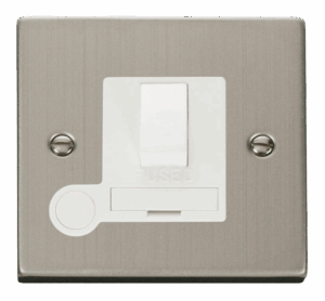 Click Scolmore - Click Deco 13A Fused Switched Connection Unit With Flex Outlet White (VPSS051WH)