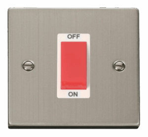 Click Scolmore - Click Deco 1 Gang 45A Dp Switch White (VPSS200WH)