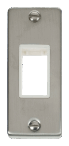 Click Scolmore - Click Deco Single Architrave Plate & Aperture White (VPSS471WH)