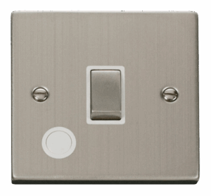 Click Scolmore - Click Deco 20A 1 Gang Dp Ingot Switch With Flex Outlet White (VPSS522WH)