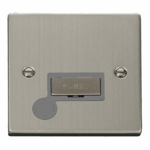 Click Scolmore - Click Deco 13A Ingot Fused Connection Unit With Optional Flex Outlet (VPSS550GY)