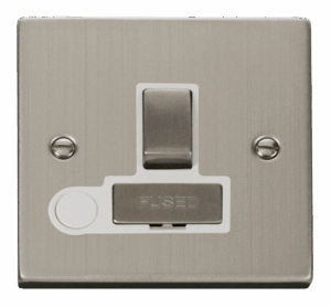 Click Scolmore - Click Deco 13A Fused Ingot Switched Connection Unit With Flex Outlet White (VPSS551WH)