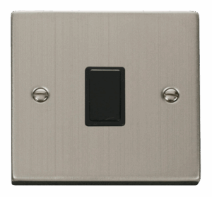 Click Scolmore - Click Deco 20A 1 Gang Dp Switch Black (VPSS622BK)