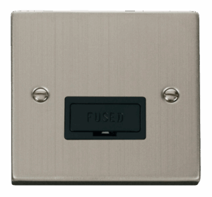Click Scolmore - Click Deco 13A Fused Connection Unit Black (VPSS650BK)