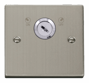 Click Scolmore - Click Deco 20A Double Pole Key Lockable Switch (VPSS660)