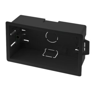 Click Essentials 2 Gang 35Mm Dry Lining Box Black