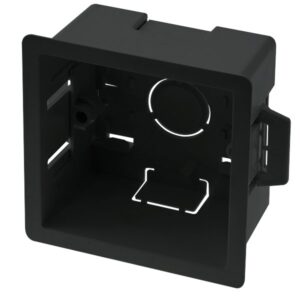 Click Essentials 1 Gang 47Mm Dry Lining Box Black