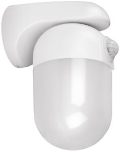 Eterna Lighting - Eterna White Polycarbonate LED Well Glass With 120° PIR (WELLWHPIR)