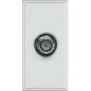 Hager Single F Type Connector Euromodule