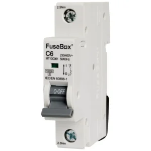 Fusebox Single Pole MCB 50A C Curve 10kA