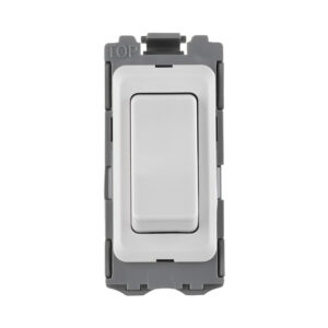 Grid Range - Saxby Electrical Grid 20A DP 2-Way Grid Module White (GD20DWH)