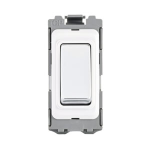 Grid Range - Saxby Electrical Grid 20A Intermediate Grid Module Polished Chrome (GD20IMPC)