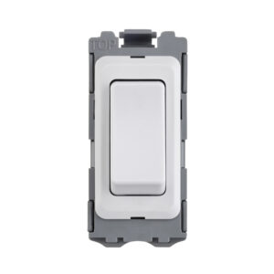 Grid Range - Saxby Electrical Grid 20A Intermediate Grid Module White (GD20IMWH)