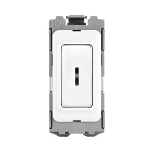 Grid Range - Saxby Electrical Grid 20A DP 2-Way Grid Key Module Polished Chrome (GD20KPC)