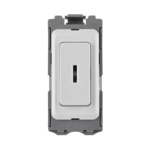 Grid Range - Saxby Electrical Grid 20A DP 2-Way Grid Key Module White (GD20KWH)