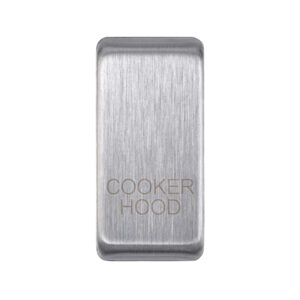Grid Range - Saxby Electrical Grid Cover Marked "COOKER HOOD" Brushed Steel (GDRCHBS)
