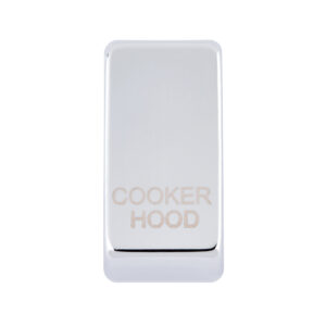 Grid Range - Saxby Electrical Grid Cover Marked "COOKER HOOD" Polished Chrome (GDRCHPC)