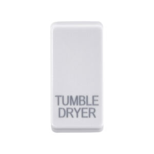 Grid Range - Saxby Electrical Grid Cover Marked "TUMBLE DRYER" White (GDRTDWH)