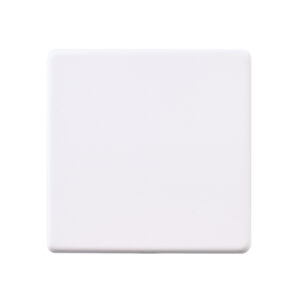 Saxby Electrical - Saxby Electrcial Screwless 1G Blanking Plate Matt White (SL881WH)