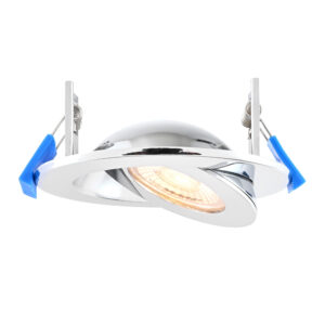 Integrated Downlights - Saxby Shield360 4CCT Tri Wattage Chrome (119102)