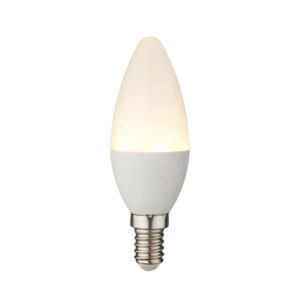 E14 Bulbs - Saxby E14 LED CANDLE 4.9W 470LM 96LM/W 2700K (119339)