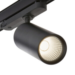 Saxby Lighting - Saxby Lunaro 3-Phase Multi Wattage Track Head 4000K Matt Black (120337)