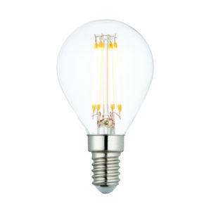 E14 Bulbs - Saxby E14 LED FILAMENT GOLF 2.2W ULTRA EFFICIENT 470LM 214LM/W 3000K (120801)