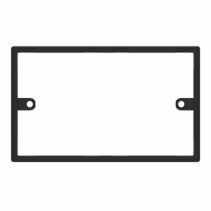 Click Scolmore - Click Essentials 2Gang Gasket Black (SP012)