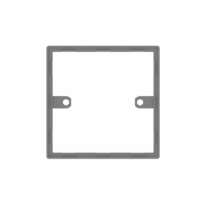 Click Scolmore - Click Essentials 1 Gang Deco Gasket Grey (SP021)