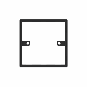 Click Scolmore - Click Deco 1G 10Mm Deco Gasket Bk (VP095BK)